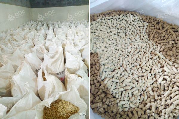 cattle feed pellets made by our clients