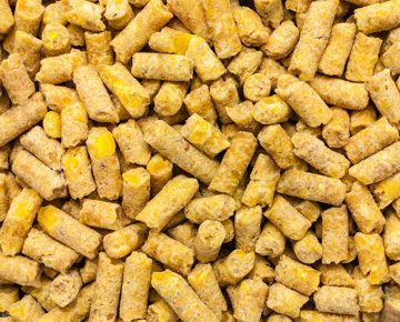 chicken feed pellets