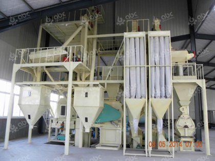 2-5TPH Cattle Feed Pellet Line