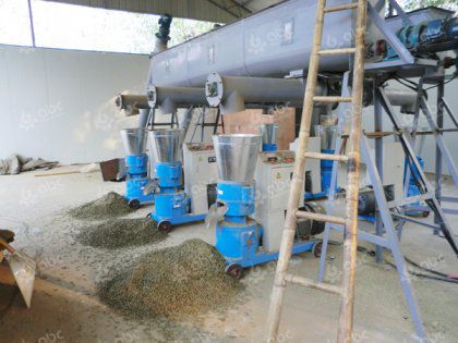 2TPH Alfalfa Hay Feed Pellet Plant