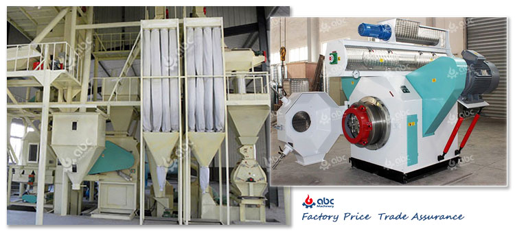 3-5 Ton Per Hour Poultry Chicken Feed Pelletizing Equipment for Sale