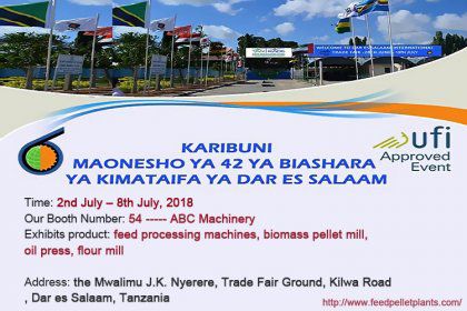 ABC Machinery will attend 42nd DAR ES SALAAM INTERNATIONAL TRADE FAIR