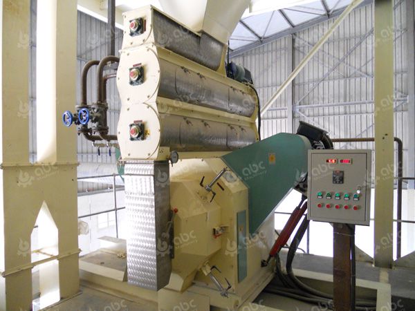 pellet mill in chicken feed pellet line