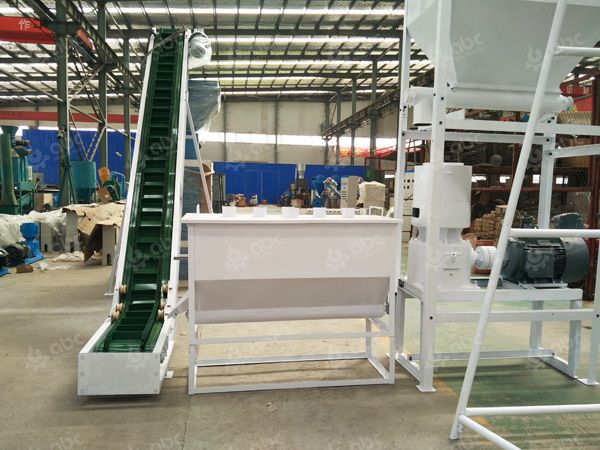 conveyor cooler and pellet mill