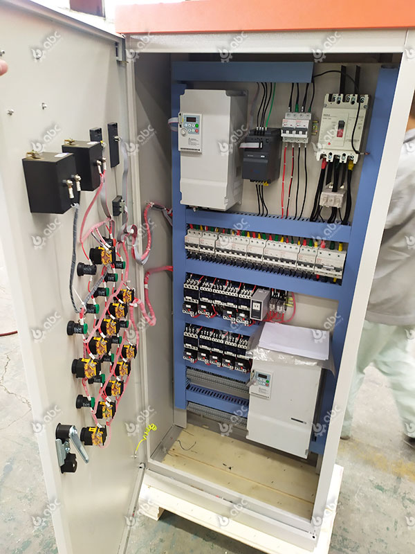 Feed Pellet Line Control Cabinet Inside