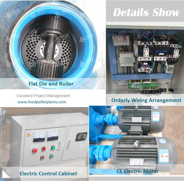 feed pellet machine main parts show