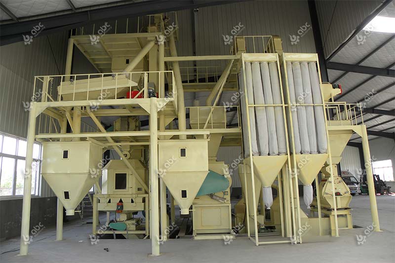 Medium Sorghum-Based Cattle Feed Pellet Line 1-15T/h