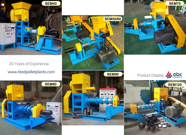 main models feed extruder machines