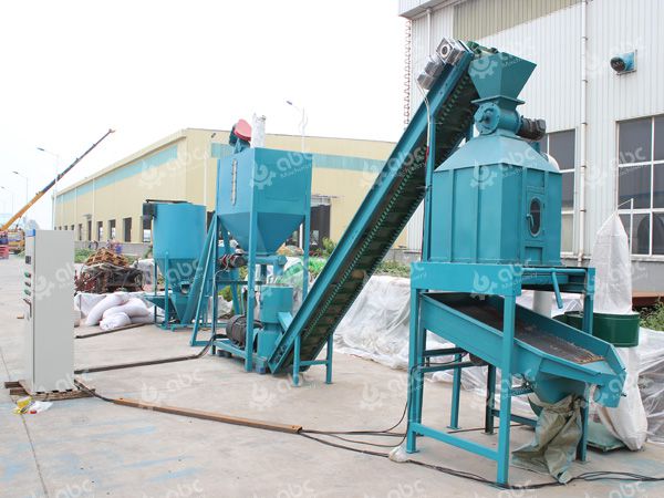 600-1000kg/h small feed pellet plant