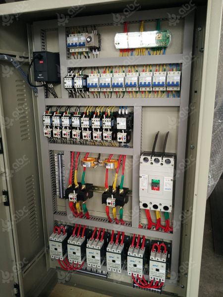 tidy wiring of electric cabinet